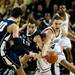 Michigan freshman Mitch McGary dives for a loose ball in the game against Penn State on Sunday, Feb. 17. Michigan won79-71. Daniel Brenner I AnnArbor.com